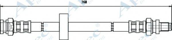 APEC BRAKING HOS3598 Гальмівний шланг