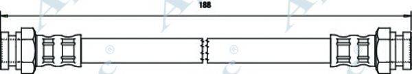 APEC BRAKING HOS3698 Гальмівний шланг