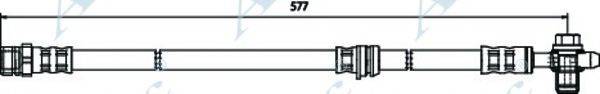 APEC BRAKING HOS3700 Гальмівний шланг