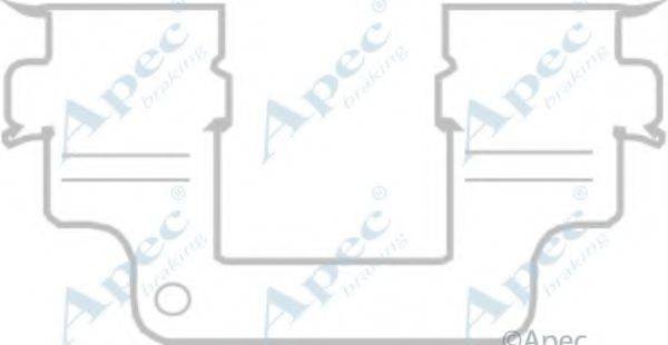 APEC BRAKING KIT1175 Комплектуючі, гальмівні колодки