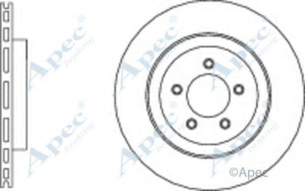 APEC BRAKING DSK3011 гальмівний диск