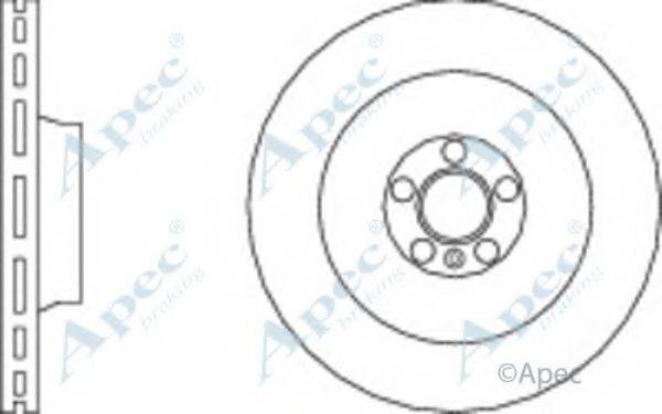 APEC BRAKING DSK3034 гальмівний диск