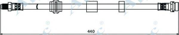 APEC BRAKING HOS3918 Гальмівний шланг