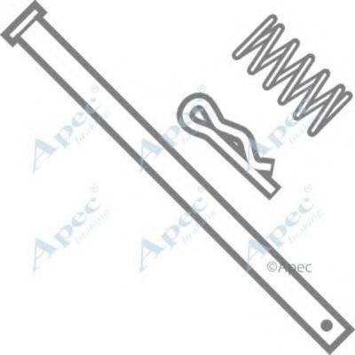 APEC BRAKING KIT261 Комплектуючі, гальмівні колодки