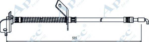 APEC BRAKING HOS4007 Гальмівний шланг