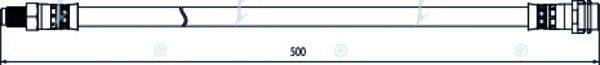 APEC BRAKING HOS4032 Гальмівний шланг