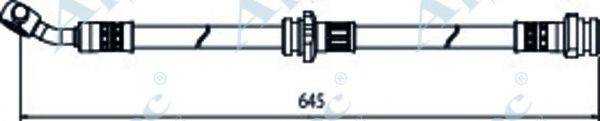 APEC BRAKING HOS4049 Гальмівний шланг