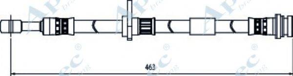 APEC BRAKING HOS4068 Гальмівний шланг