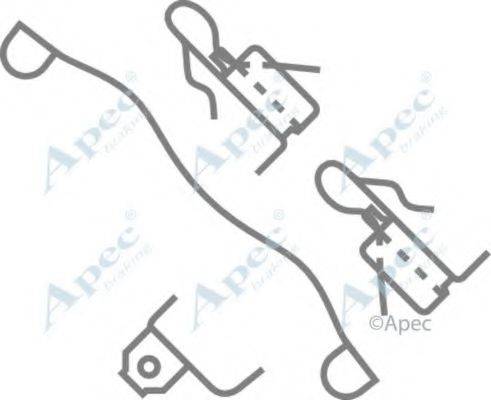 APEC BRAKING KIT274 Комплектуючі, гальмівні колодки