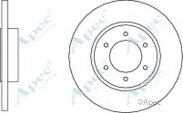 APEC BRAKING DSK3075 гальмівний диск