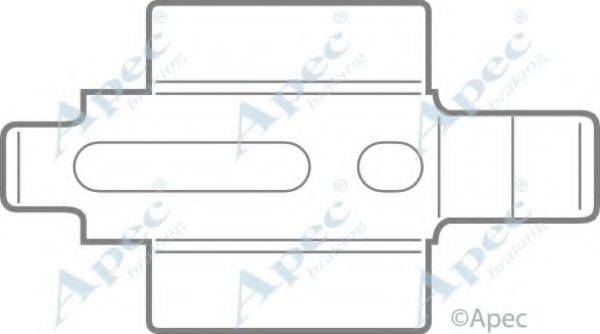 APEC BRAKING KIT304 Комплектуючі, гальмівні колодки