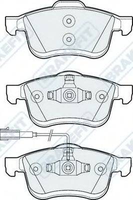 APEC BRAKING PD3273 Комплект гальмівних колодок, дискове гальмо