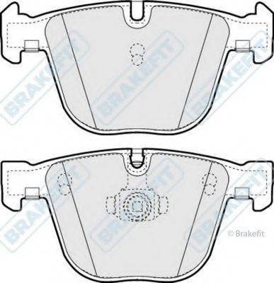 APEC BRAKING PD3185 Комплект гальмівних колодок, дискове гальмо