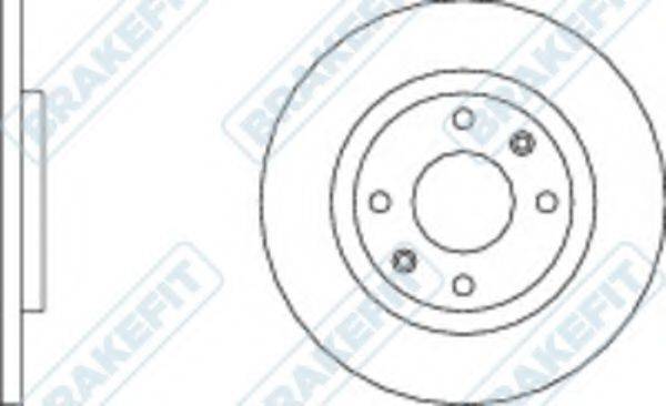 APEC BRAKING DK6001 гальмівний диск