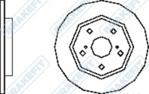 APEC BRAKING DK6125 гальмівний диск