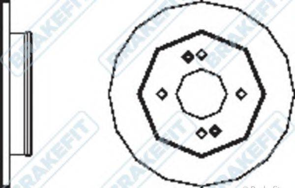 APEC BRAKING DK6177 гальмівний диск