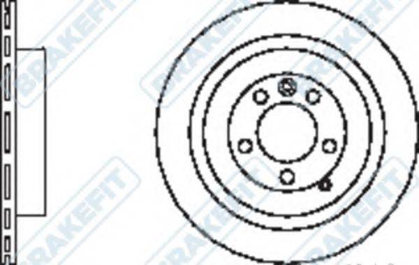 APEC BRAKING DK6270 гальмівний диск