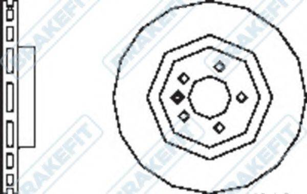 APEC BRAKING SDK6279 гальмівний диск