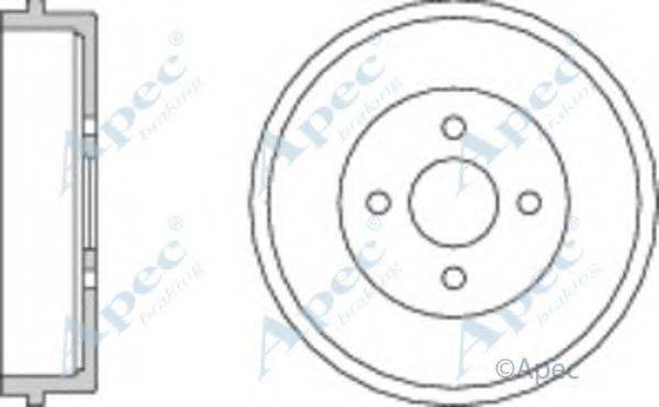 APEC BRAKING DRM9506 Гальмівний барабан