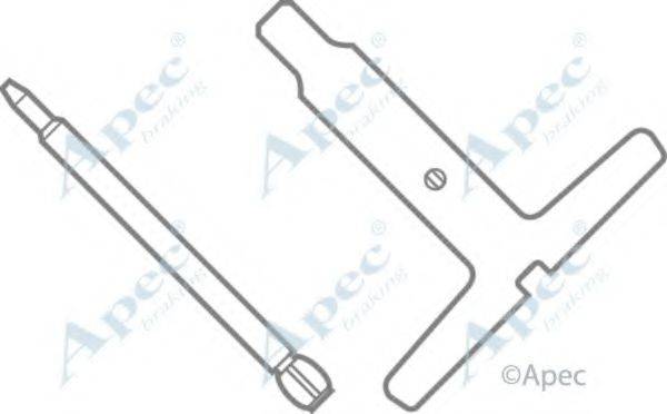 APEC BRAKING KIT565 Комплектуючі, гальмівні колодки