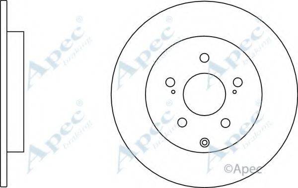 APEC BRAKING DSK3116 гальмівний диск