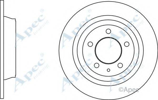 APEC BRAKING DSK3121 гальмівний диск