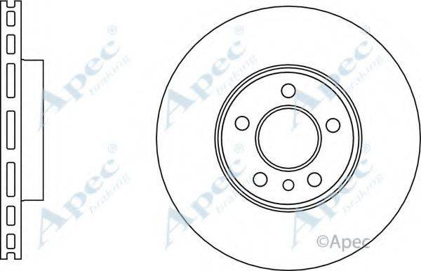 APEC BRAKING DSK3124 гальмівний диск