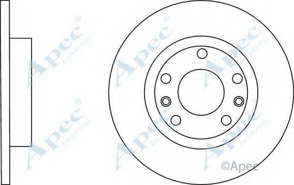 APEC BRAKING DSK3142 гальмівний диск