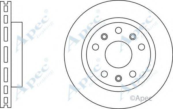 APEC BRAKING DSK3143 гальмівний диск