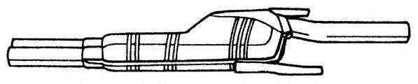 SIGAM 15413 Середній глушник вихлопних газів