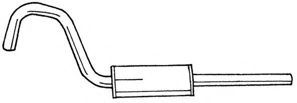 SIGAM 25600 Глушник вихлопних газів кінцевий