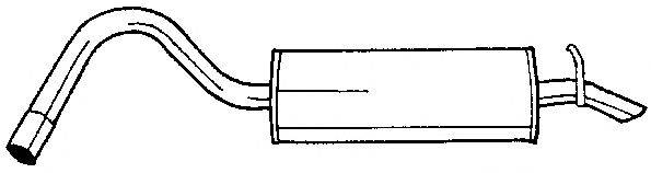 SIGAM 25655 Глушник вихлопних газів кінцевий