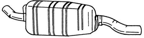 SIGAM 40661 Глушник вихлопних газів кінцевий