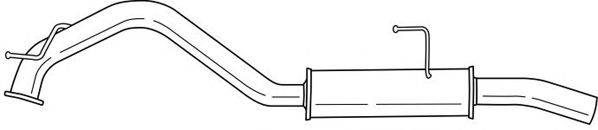SIGAM 41627 Глушник вихлопних газів кінцевий