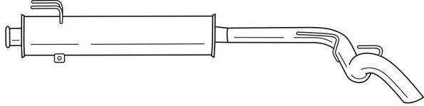 SIGAM 49618 Глушник вихлопних газів кінцевий