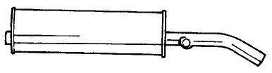 SIGAM 50612 Глушник вихлопних газів кінцевий