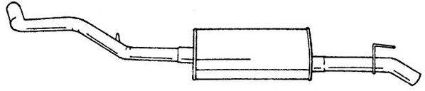 SIGAM 50638 Глушник вихлопних газів кінцевий