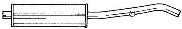 SIGAM 60614 Глушник вихлопних газів кінцевий