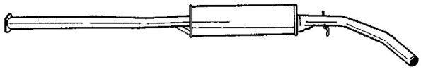 SIGAM 65405 Середній глушник вихлопних газів