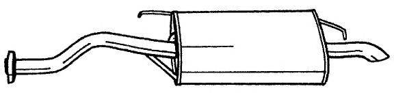 SIGAM 65610 Глушник вихлопних газів кінцевий