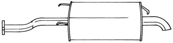 SIGAM 65638 Глушник вихлопних газів кінцевий