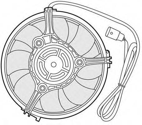 CTR 1209520 Вентилятор, охолодження двигуна
