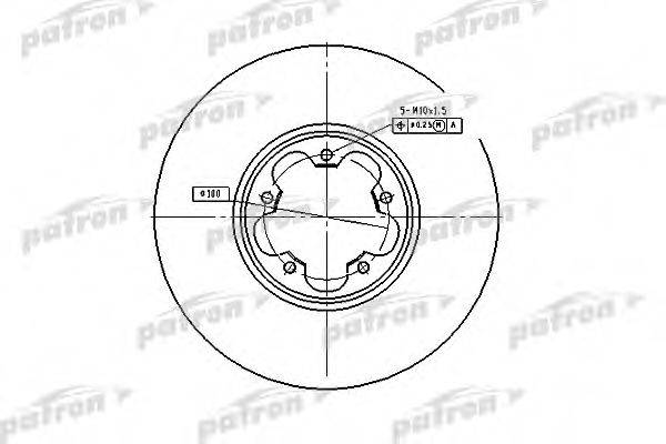 PATRON PBD4216 гальмівний диск