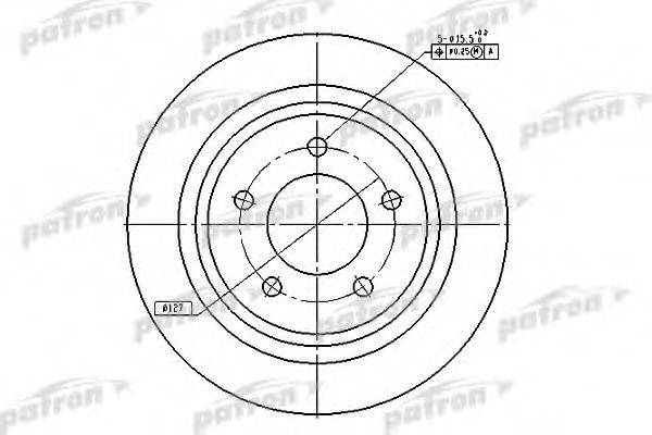 PATRON PBD7002 гальмівний диск
