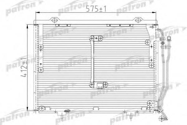 PATRON PRS1084 Конденсатор, кондиціонер