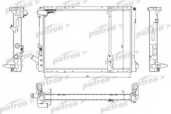 PATRON PRS3520 Радіатор, охолодження двигуна