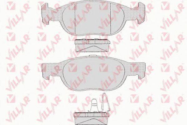 VILLAR 6260687 Комплект гальмівних колодок, дискове гальмо