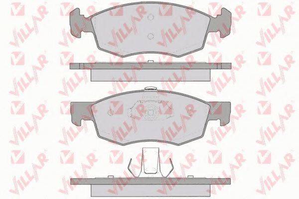 VILLAR 6260756 Комплект гальмівних колодок, дискове гальмо