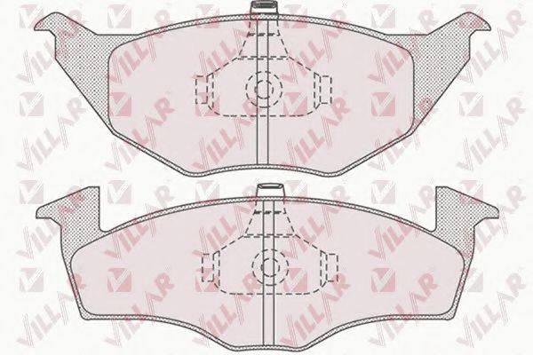 VILLAR 6260776 Комплект гальмівних колодок, дискове гальмо