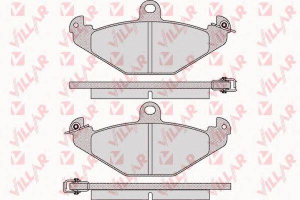 VILLAR 6260890 Комплект гальмівних колодок, дискове гальмо